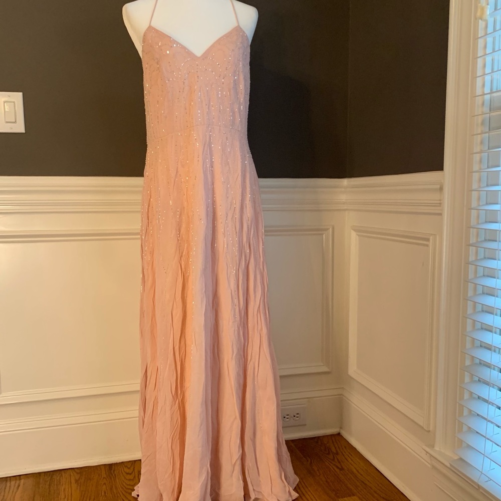 NWT ASOS Sequin Sweetheart neckline Evening Dress Prom Wedding Formal